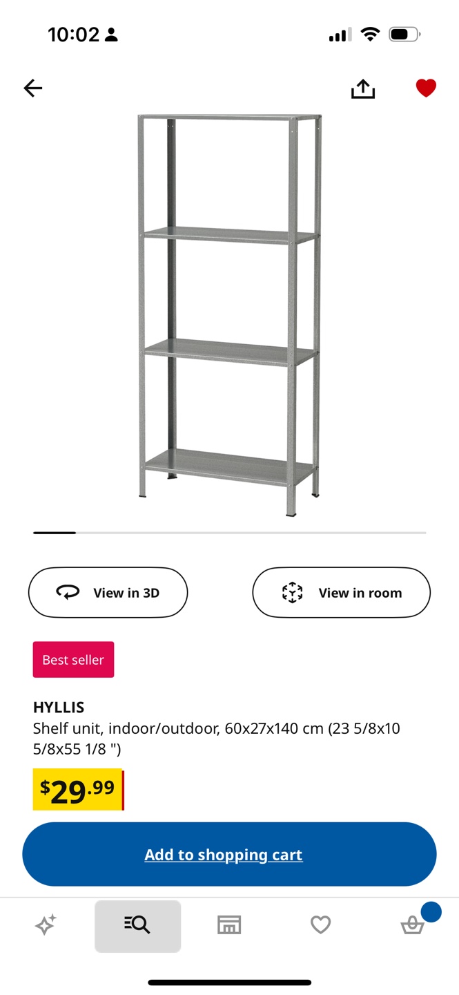 IKEA HYLLIS Shelving Unit
