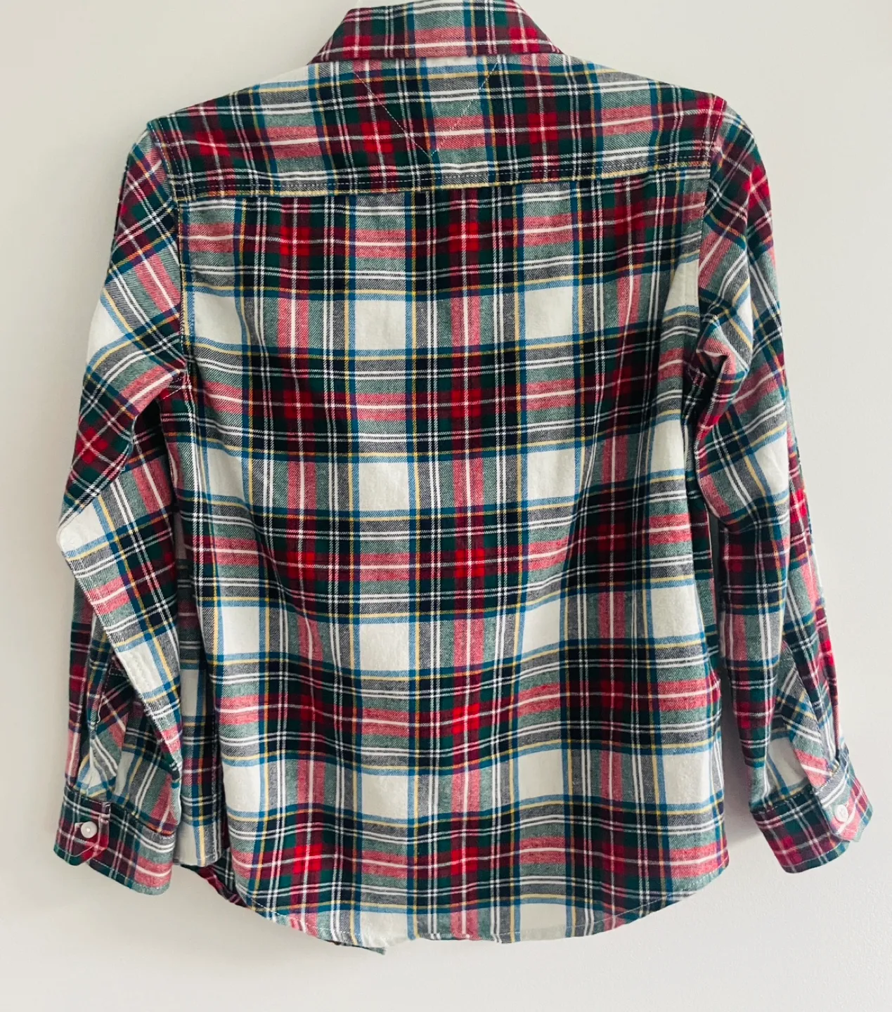 Boys Tommy Hilfiger Plaid Button Up Shirt, Like New! image indicator(2)