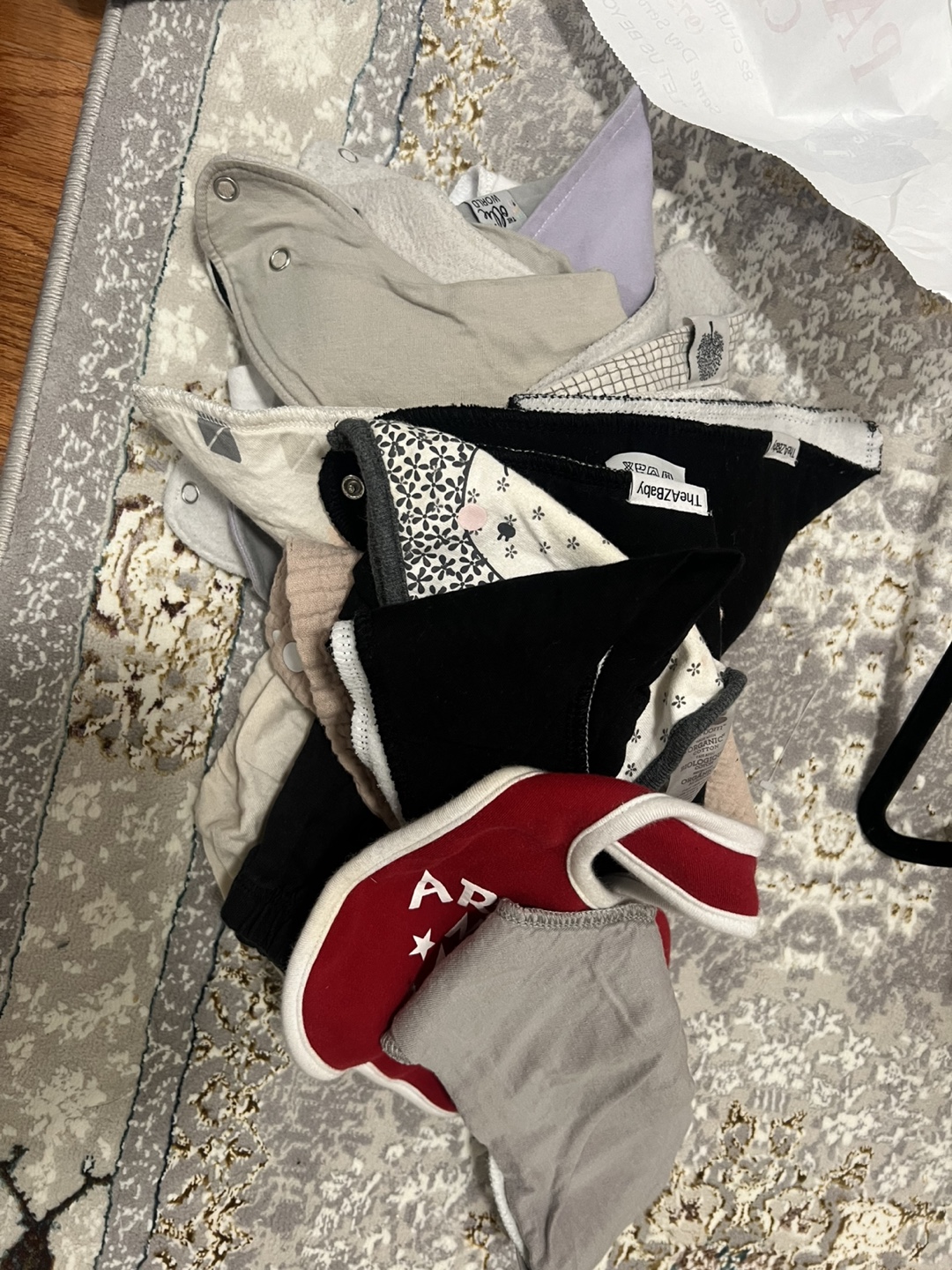 Baby Clothes Bundle/ bibs and shoes. #freecycle