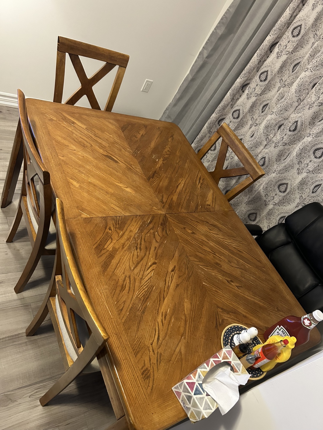 Dining Table and Chairs Set of 4
