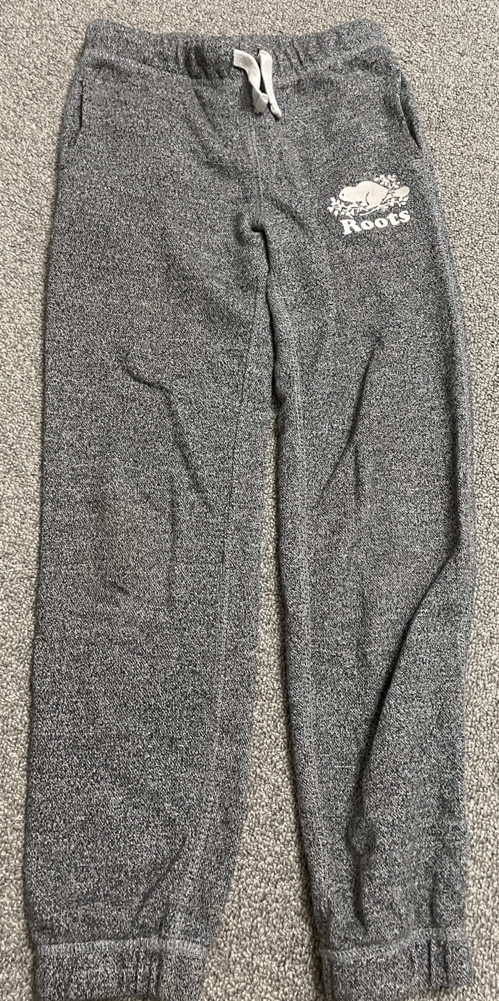 Kids Roots Grey Sweatpants size 8 - photo 3