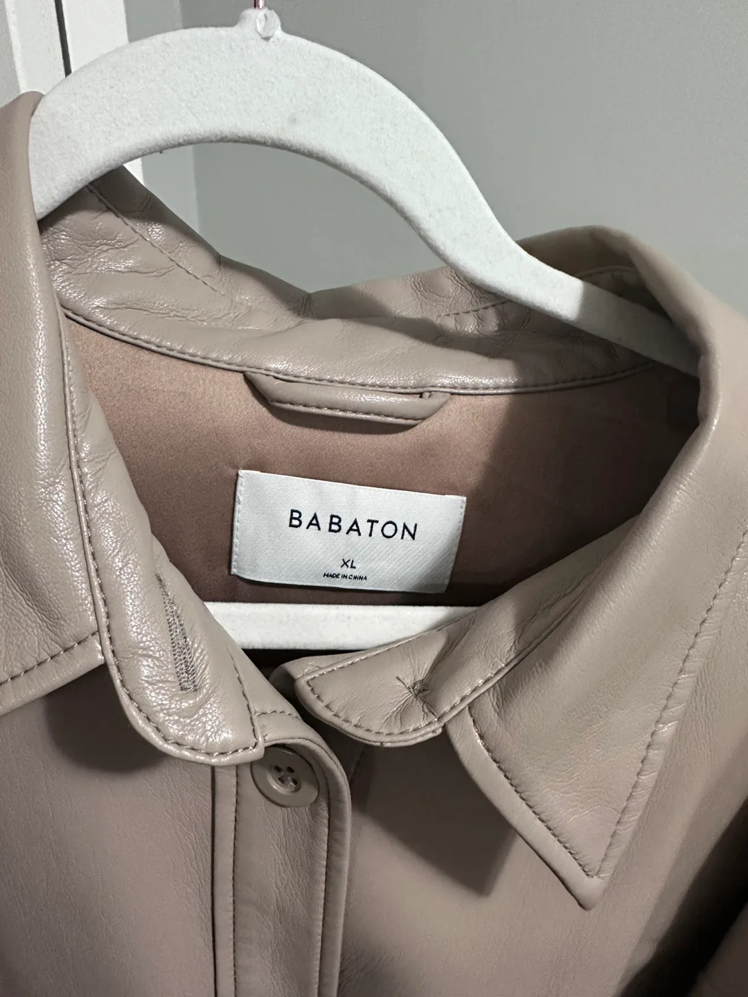 Babaton Faux Leather Shirt image indicator(2)
