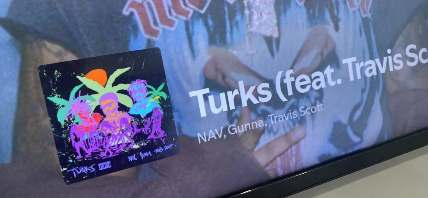 NAV GUNNA TRAVIS SCOTT TURKS Cover Hoodie Men’s Small image indicator(4)