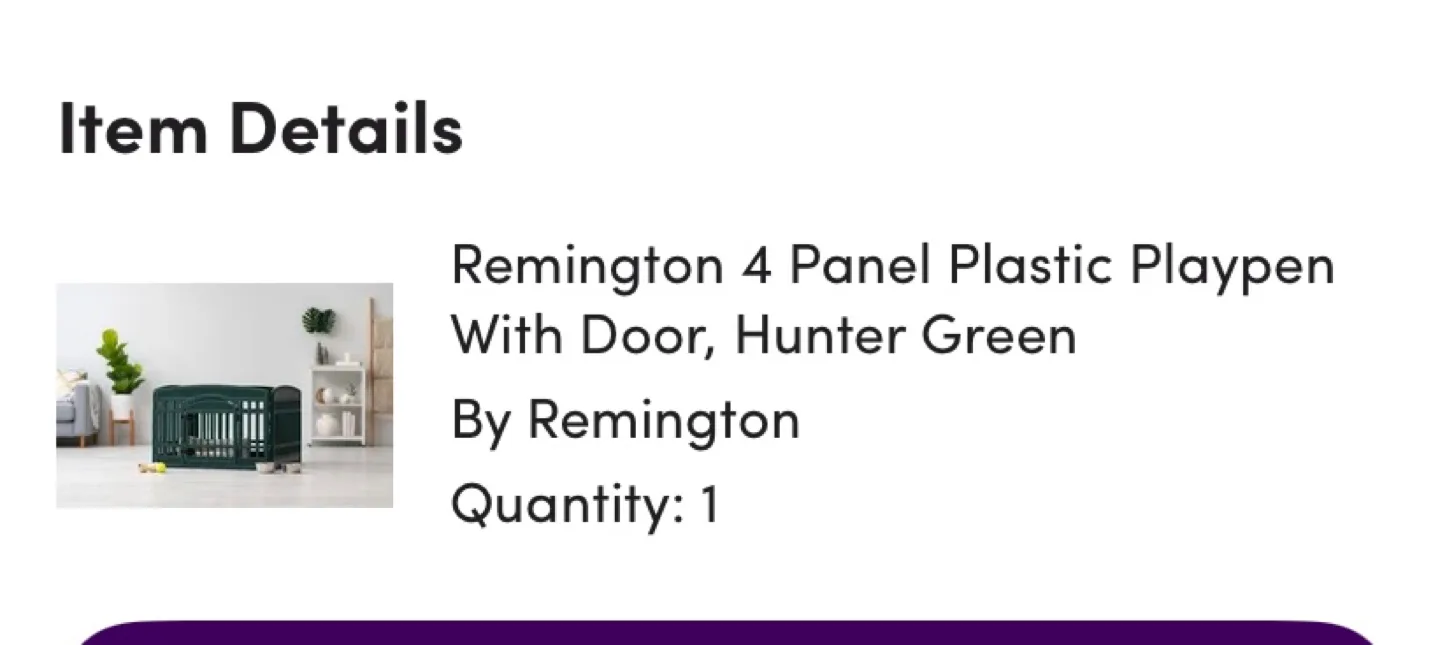 Remington 4 Panel Plastic Playpen with Door, Hunter Green image indicator(2)