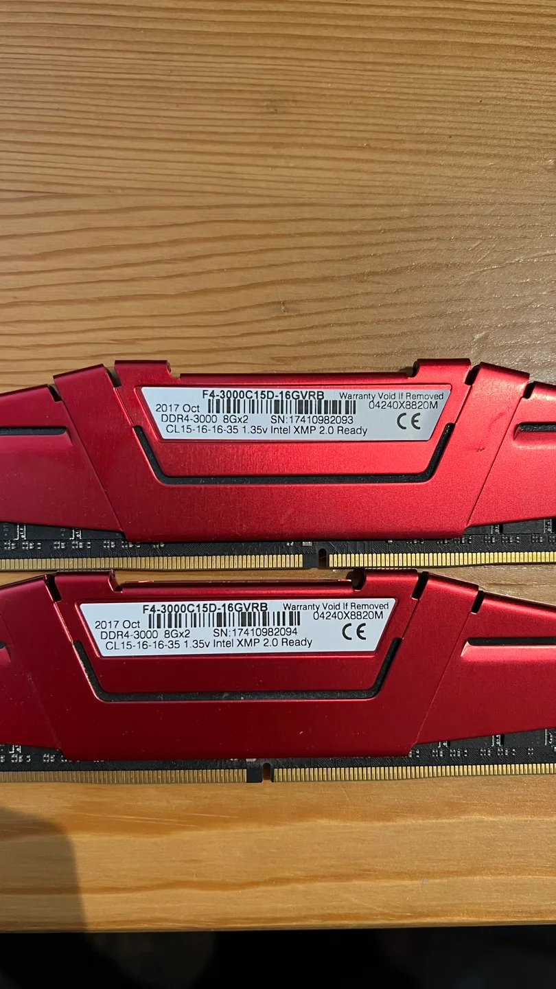 2 x 8GB DDR4-3000 RAM thumbnail