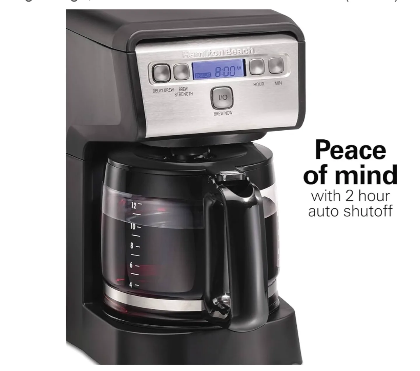 Hamilton Beach Compact 12-Cup Coffee Maker image indicator(2)