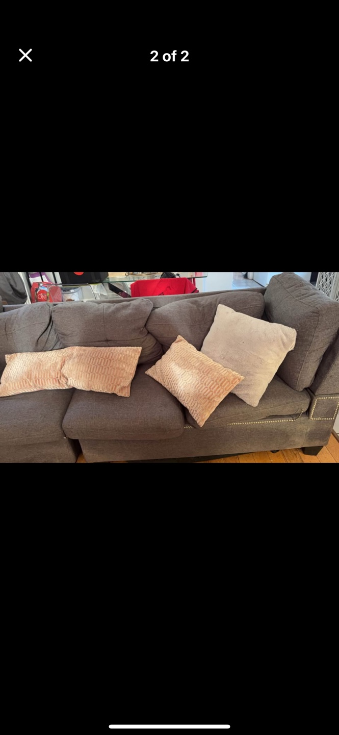 Grey Sectional Sofa free to good home