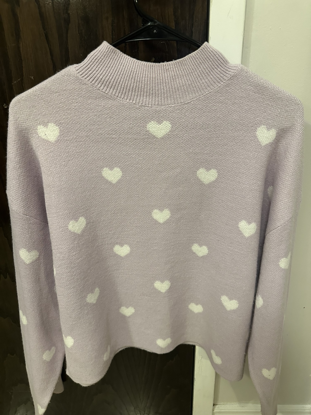 Purple Heart Sweater