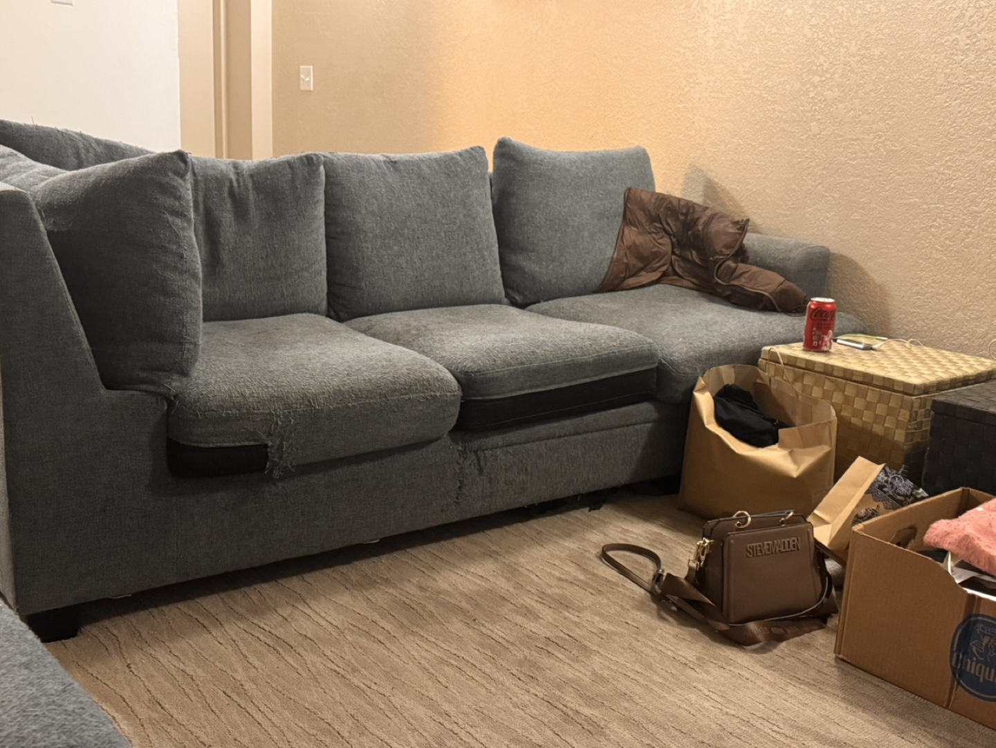 Grey Sectional Sofa