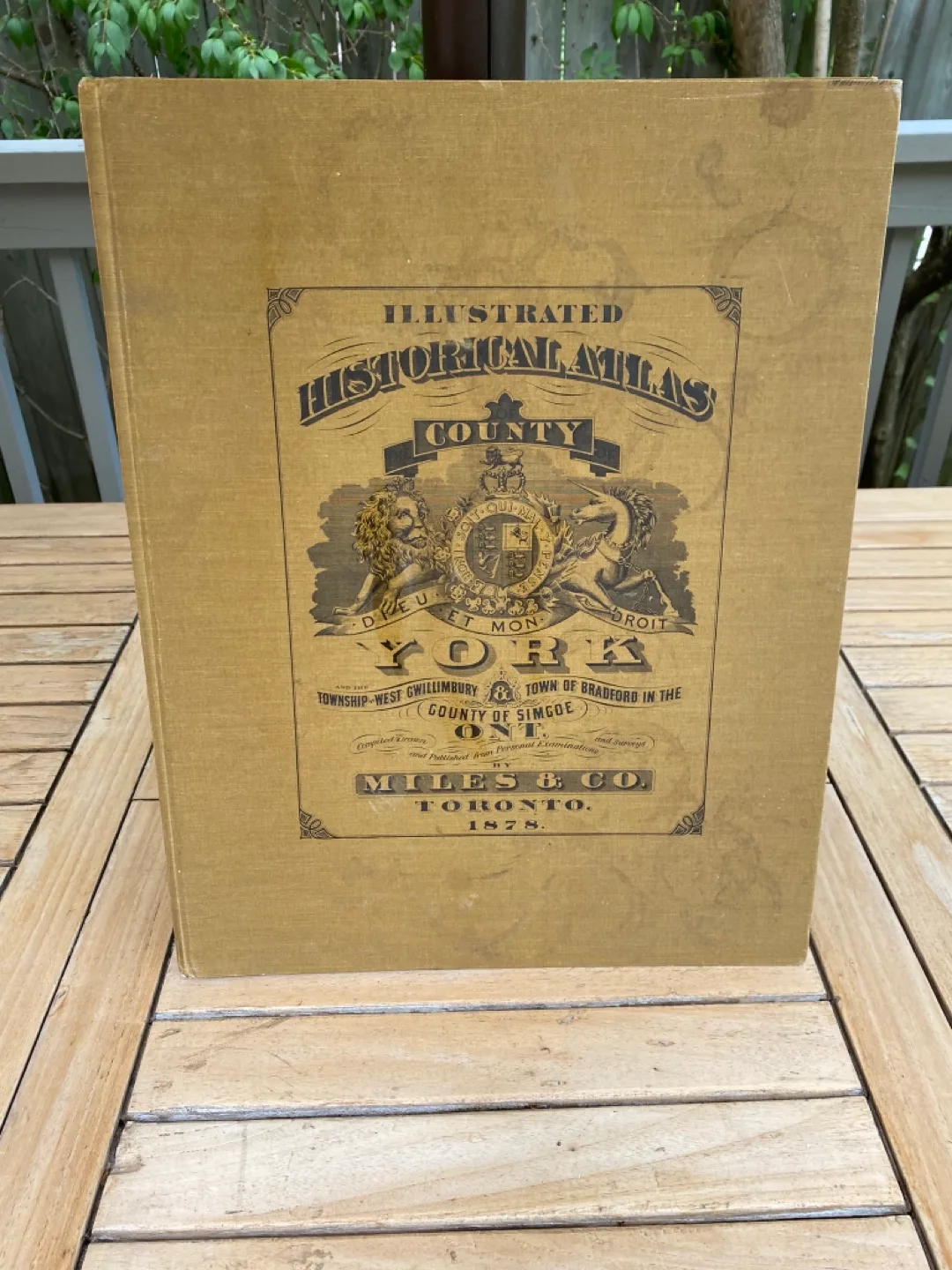 ⭐️Illustrated Large Historical Atlas County of York,1878(1969) image indicator(3)