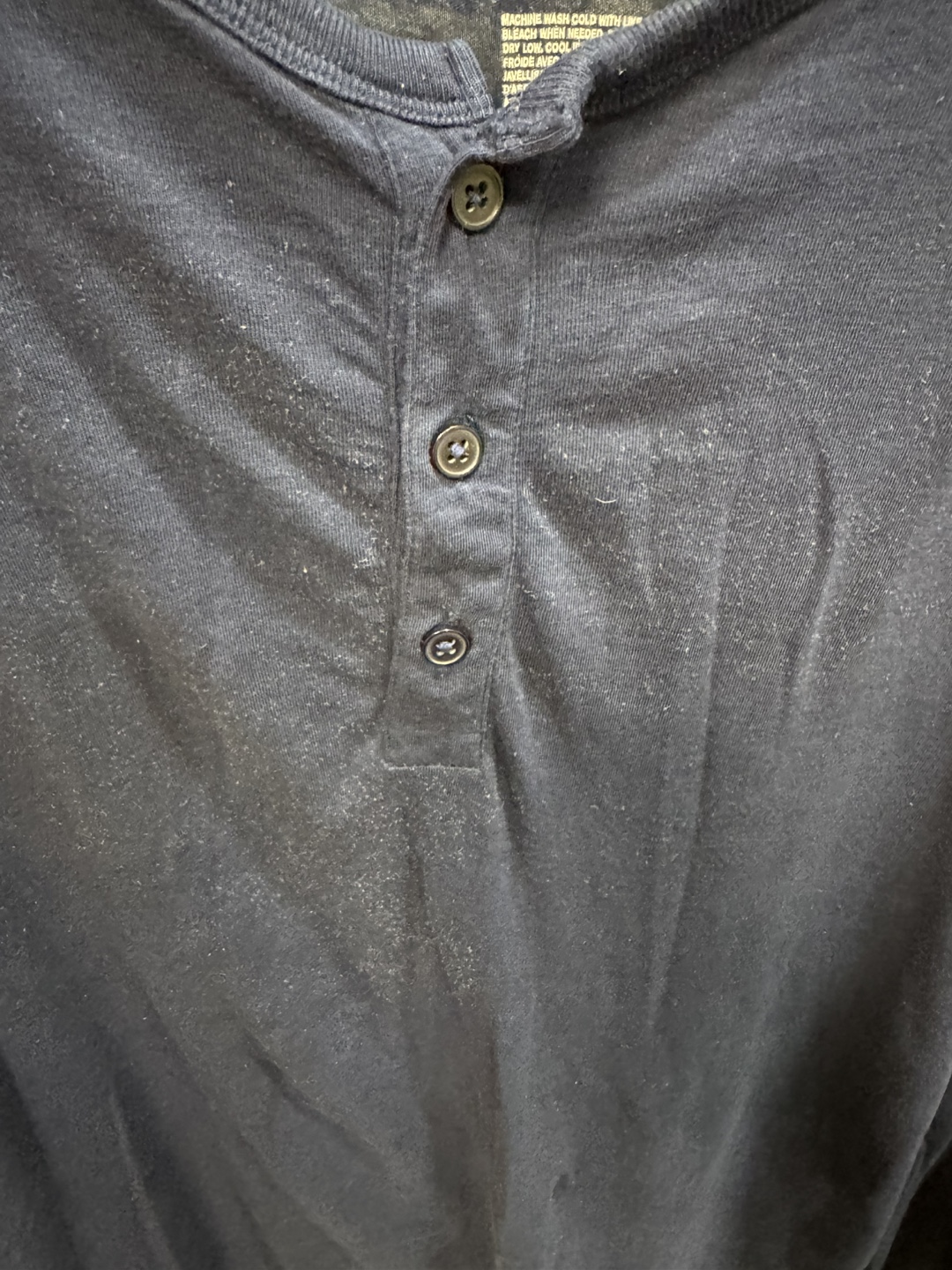 Express Men's Long Sleeve Henley Shirt - photo 4