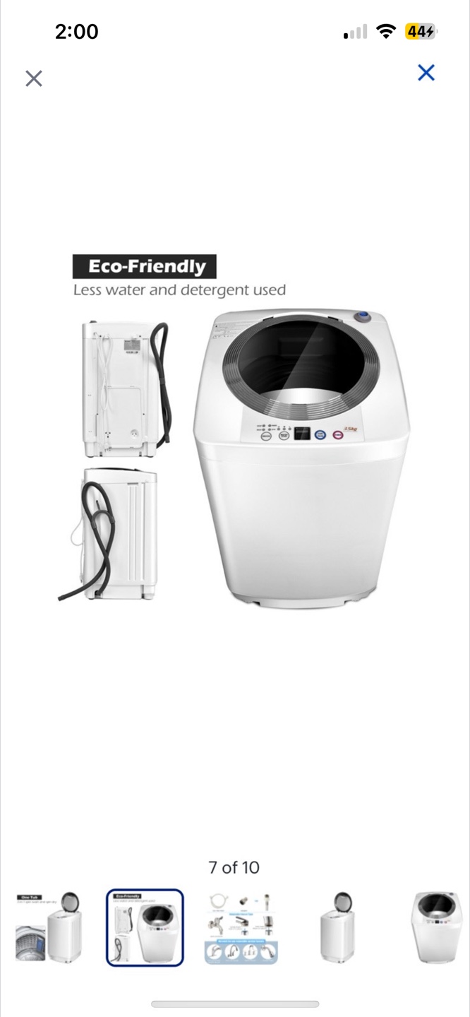 portable Full compact laundry washer spinner - photo 4