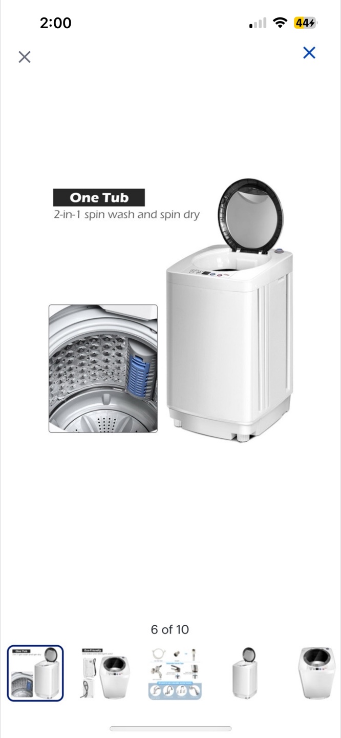 portable Full compact laundry washer spinner - photo 5