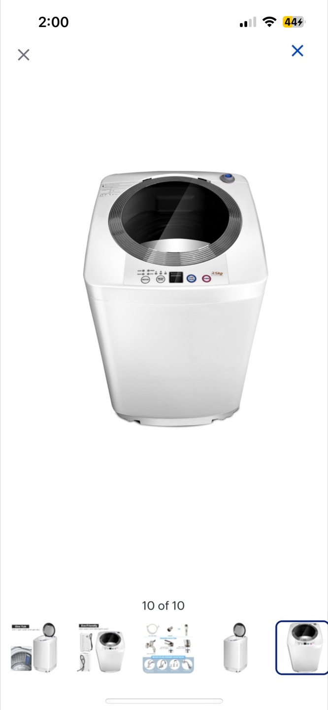 portable Full compact laundry washer spinner