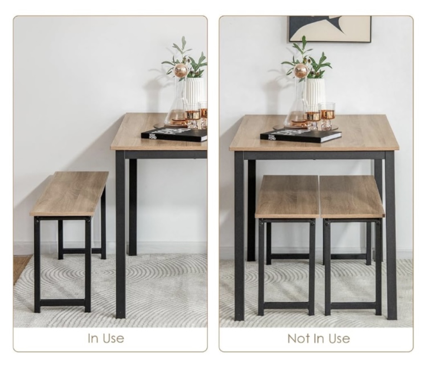 Dining Table and Bench Set - photo 2
