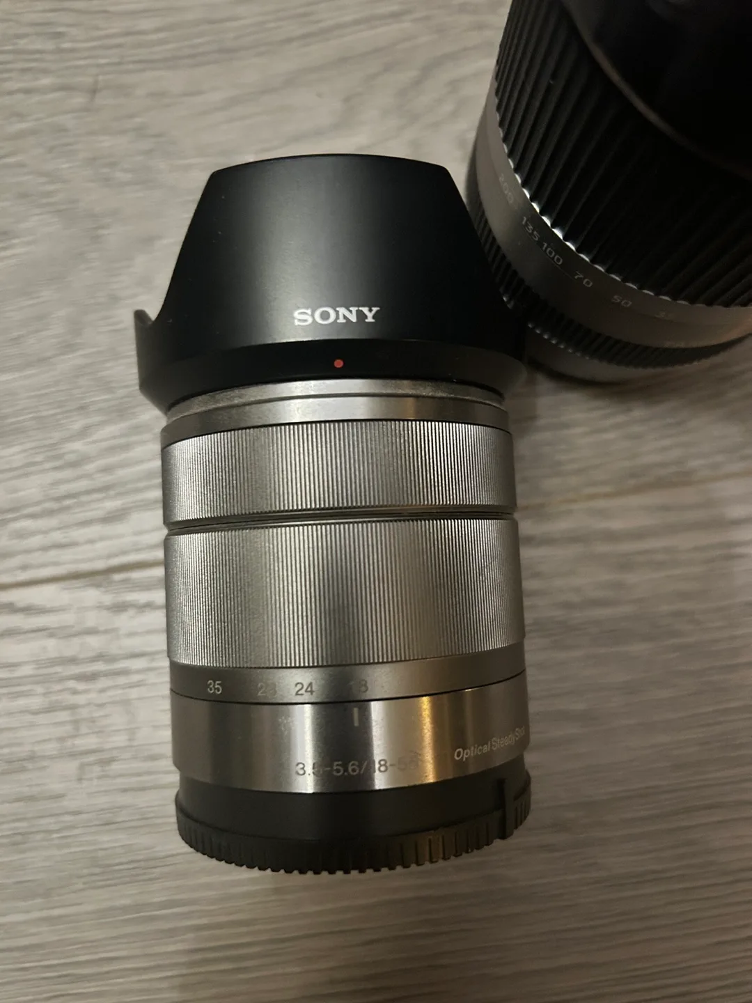 Sony NEX-5 mirrorless digital camera with 3 lenses image indicator(6)