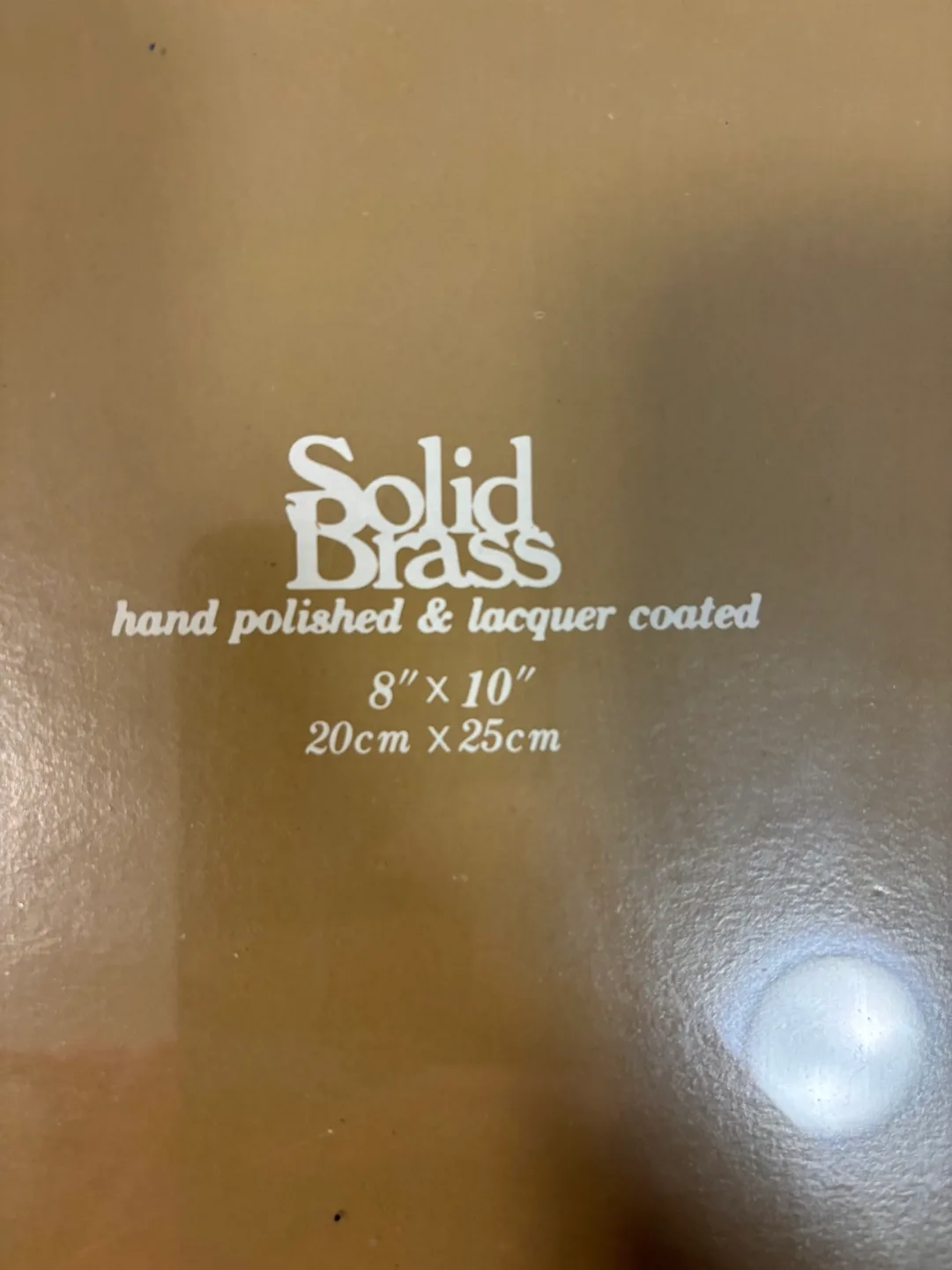 Solid Brass Picture Frame image indicator(3)