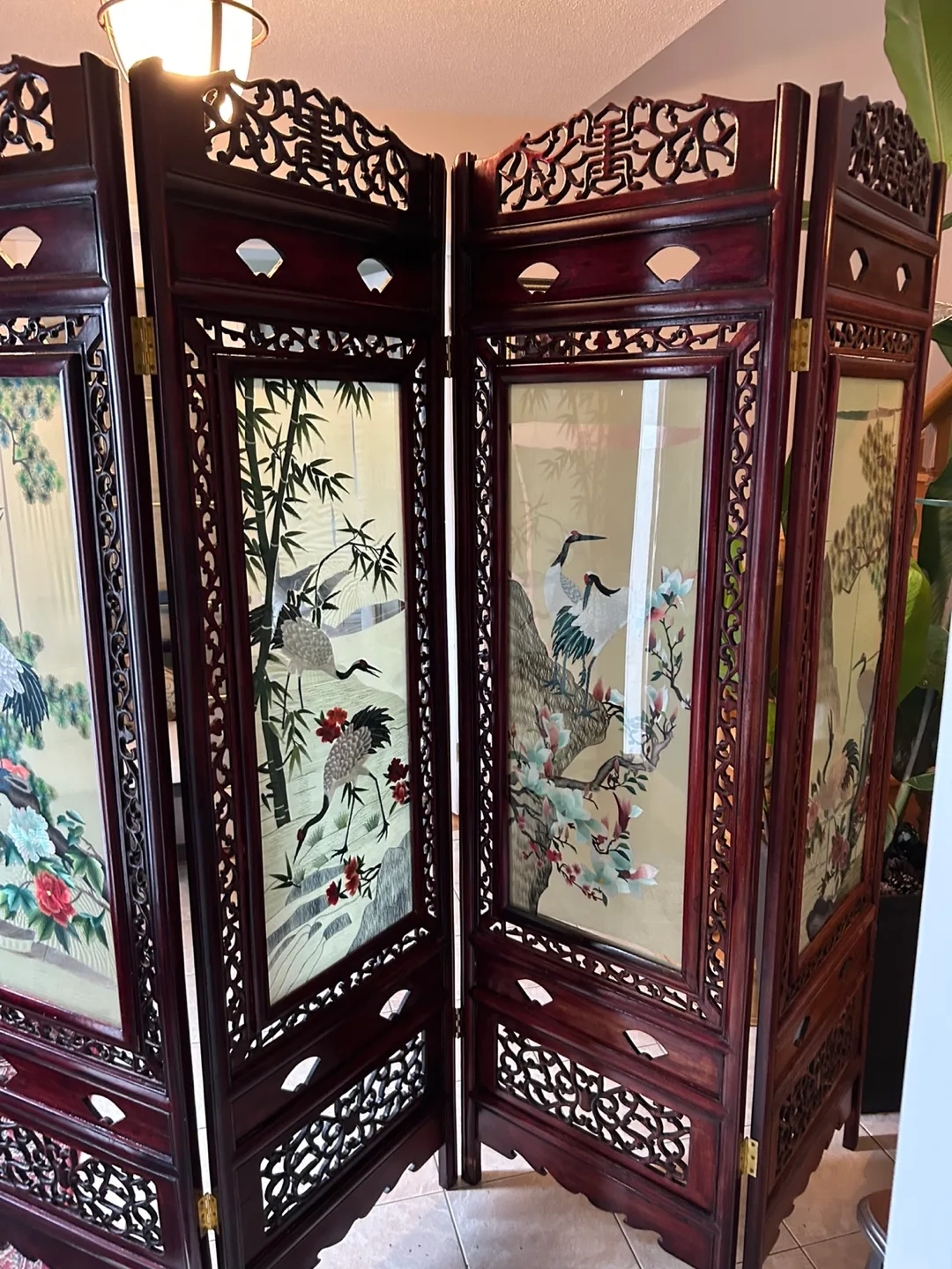 Four-Panel Chinese Rosewood Screen image indicator(2)