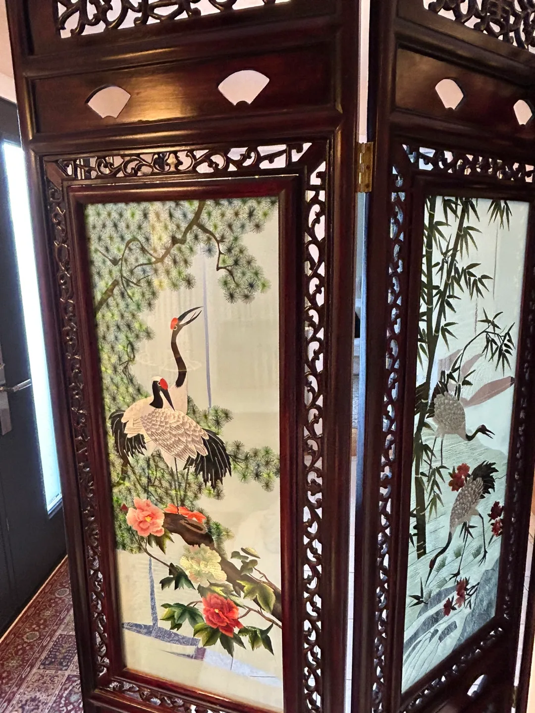 Four-Panel Chinese Rosewood Screen image indicator(4)