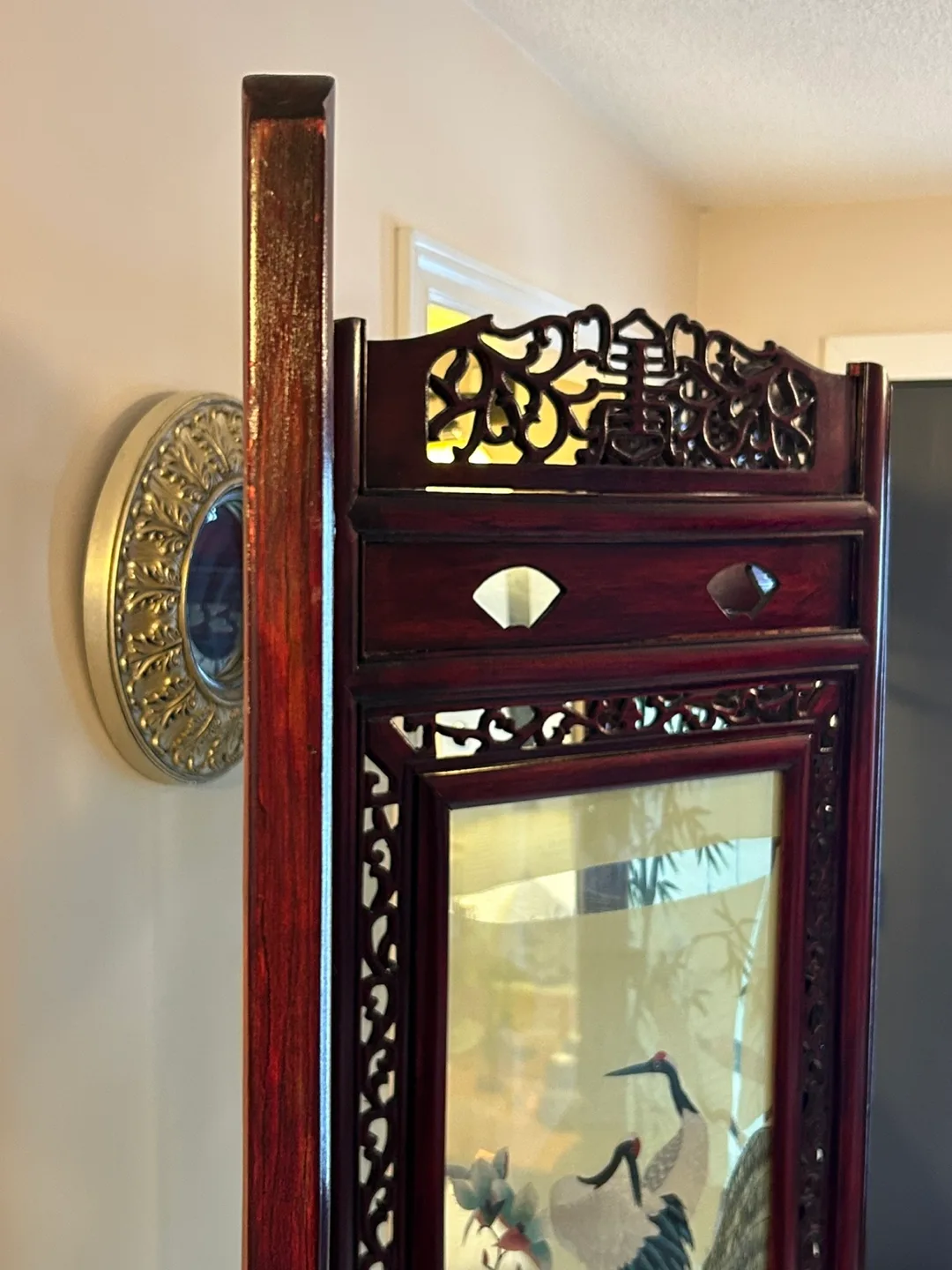 Four-Panel Chinese Rosewood Screen image indicator(5)