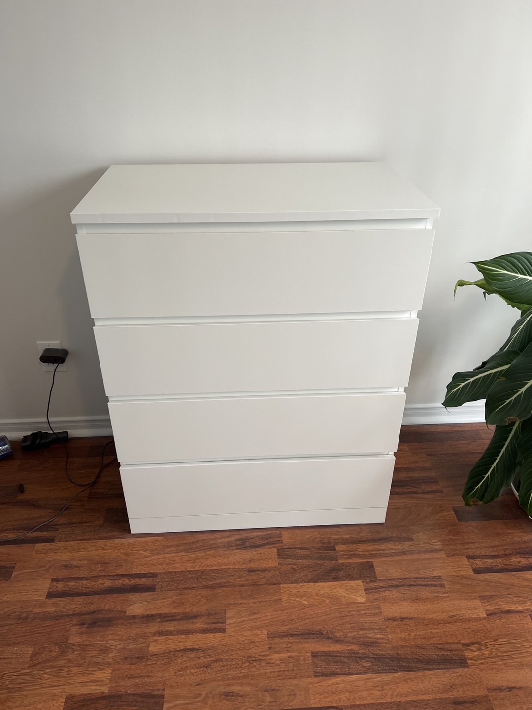 IKEA MALM Dresser - 4-door / White
