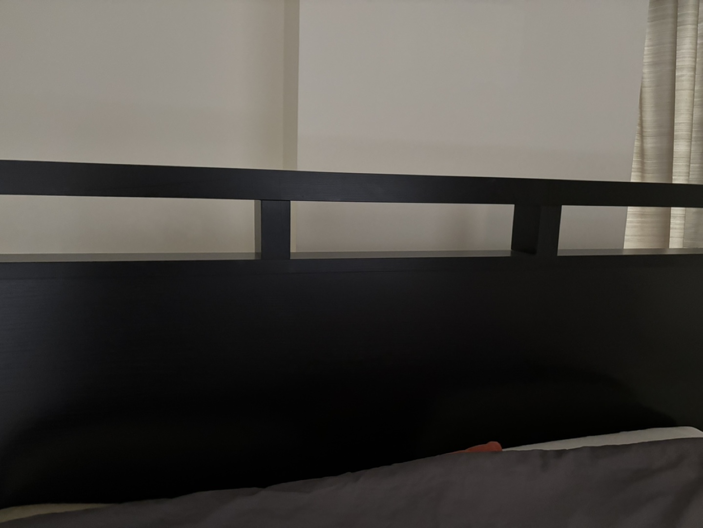 Black Queen bed frame