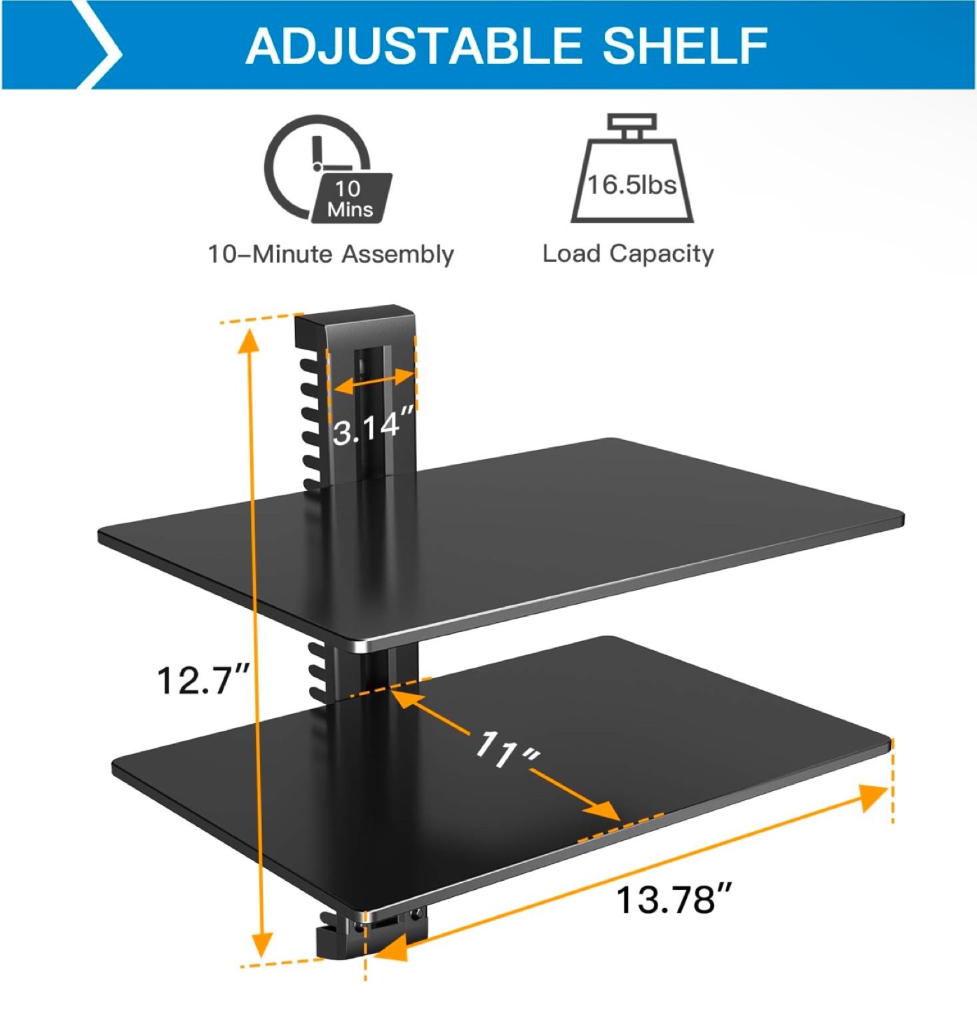 Wall mount shelf - photo 2