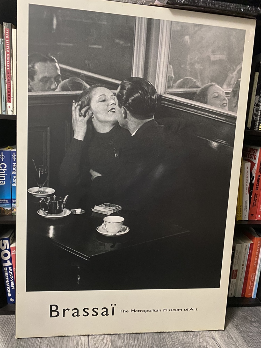 Large Black and White hanging art piece