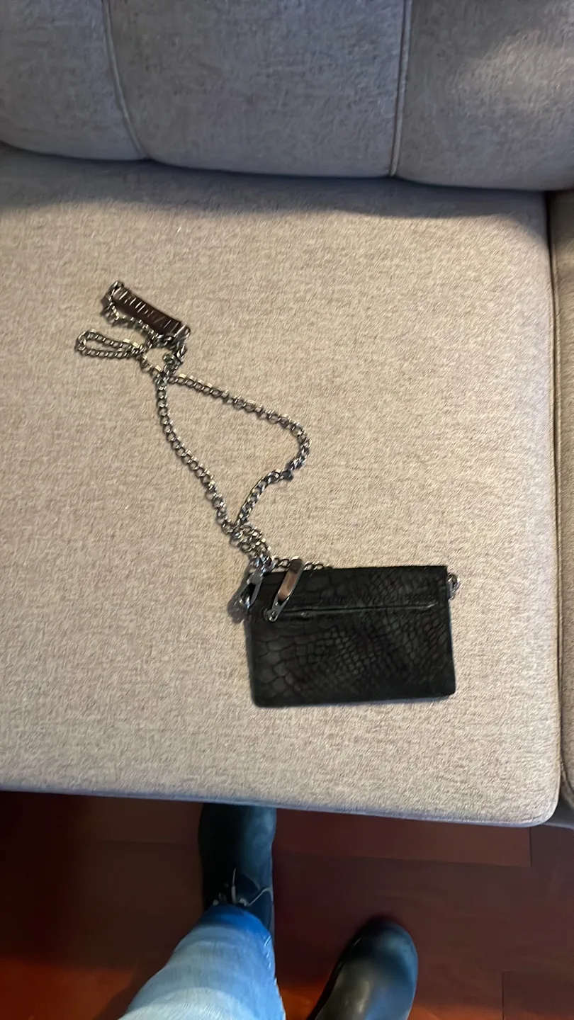 Rudd al Black Leather Chain Bag image indicator(6)