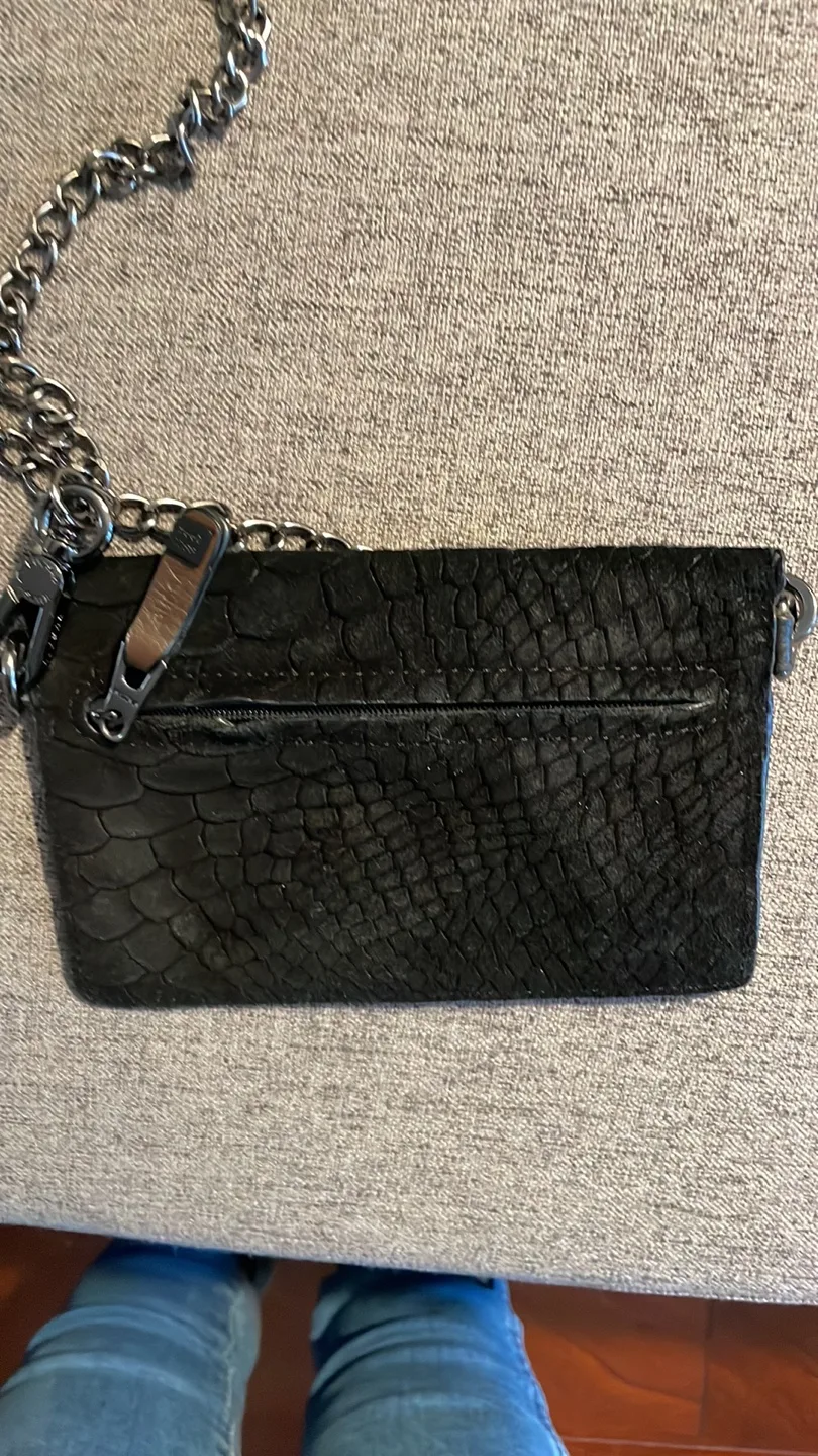 Rudd al Black Leather Chain Bag image indicator(3)