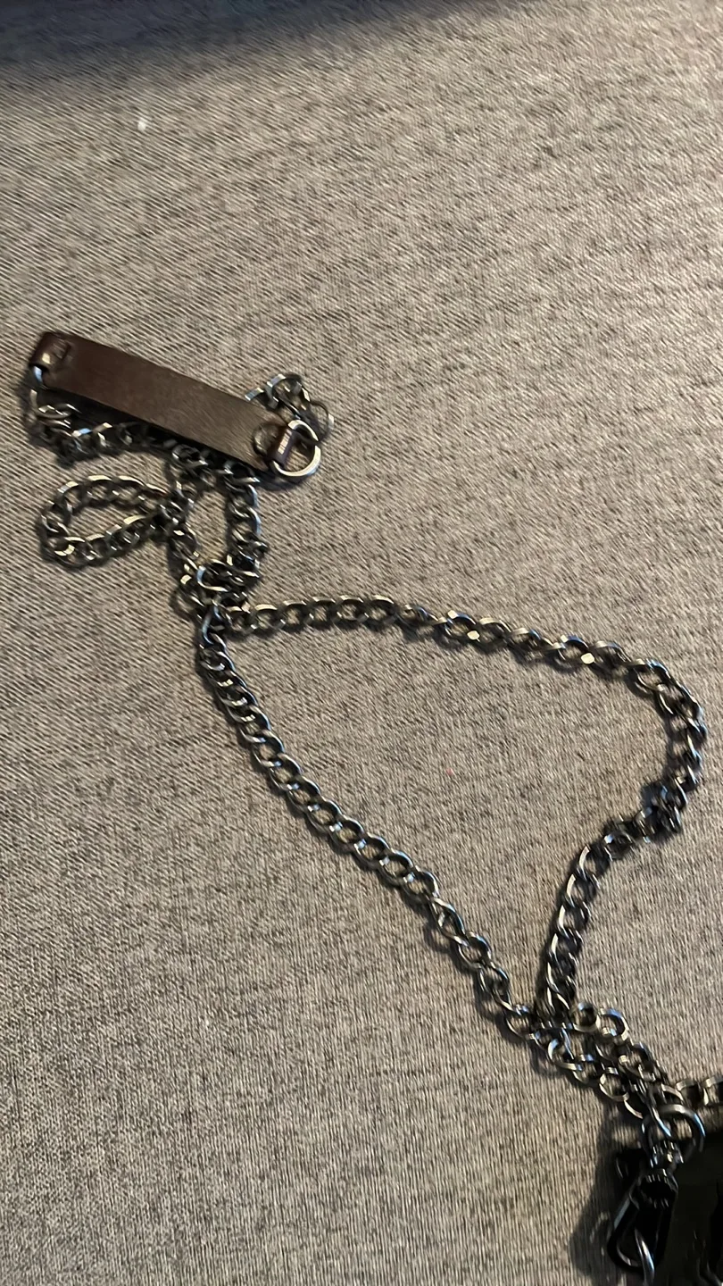 Rudd al Black Leather Chain Bag image indicator(4)