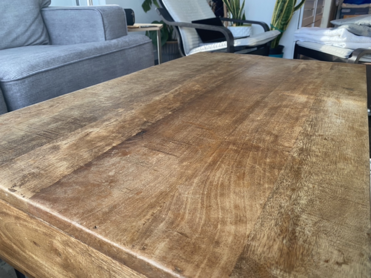 Wooden Coffee Table with Hairpin Legs - photo 5