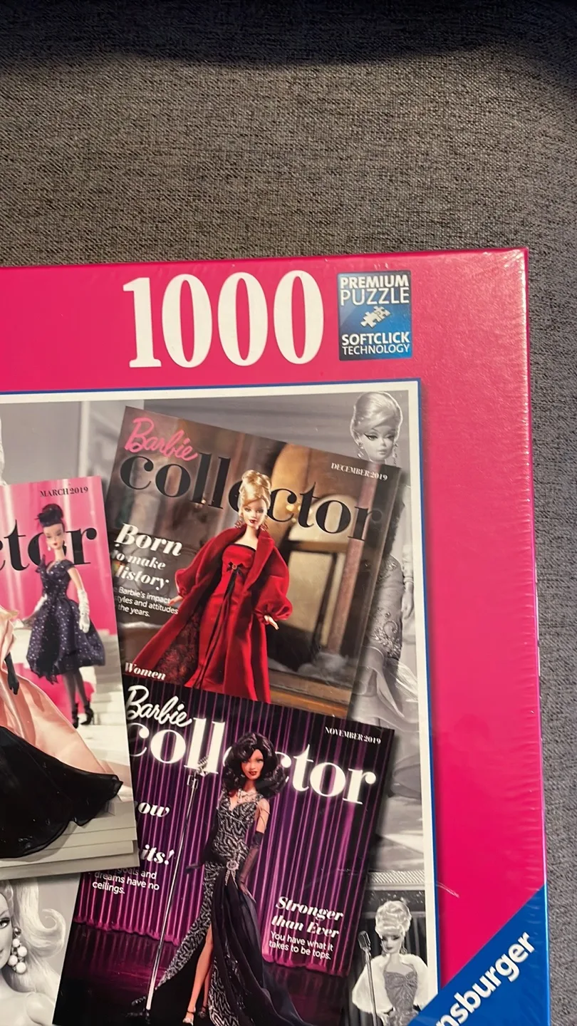 1000 Piece Barbie Collector Magazine Jigsaw Puzzle image indicator(2)