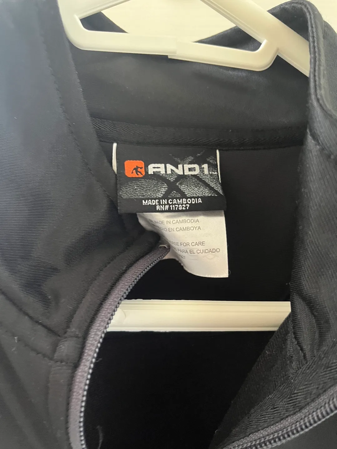 AND1 Black Zip Up Jacket image indicator(3)