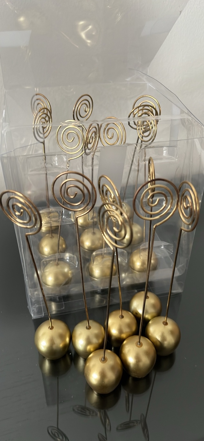 Gold Table number Holders - photo 4