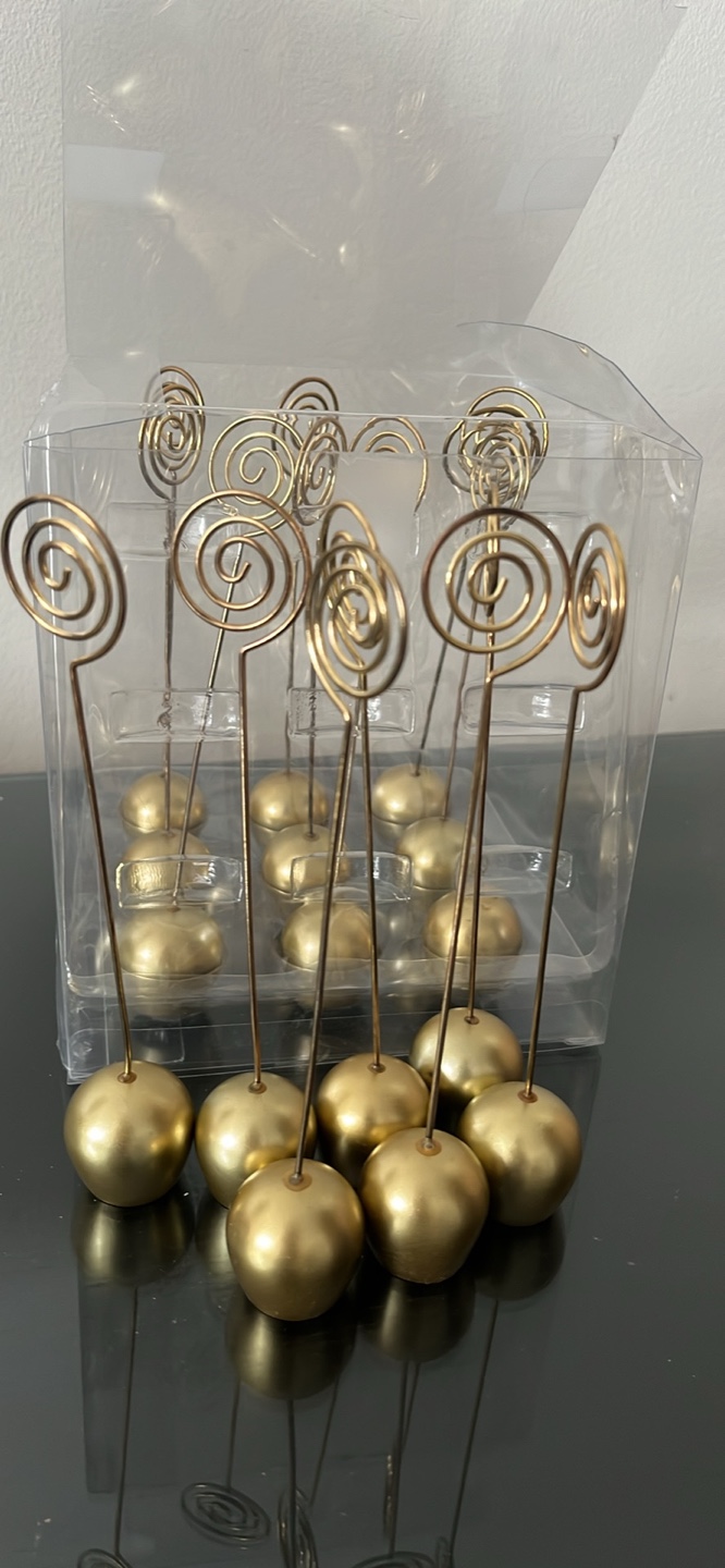 Gold Table number Holders - photo 3