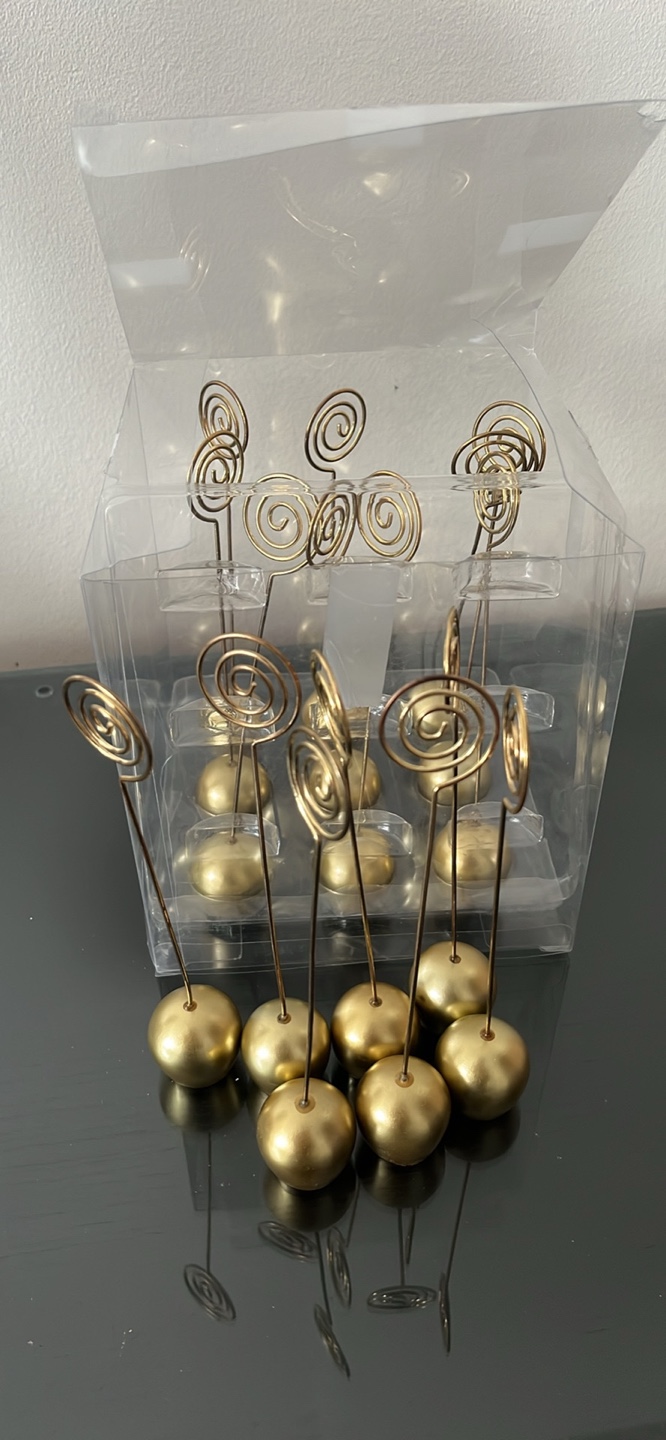 Gold Table number Holders