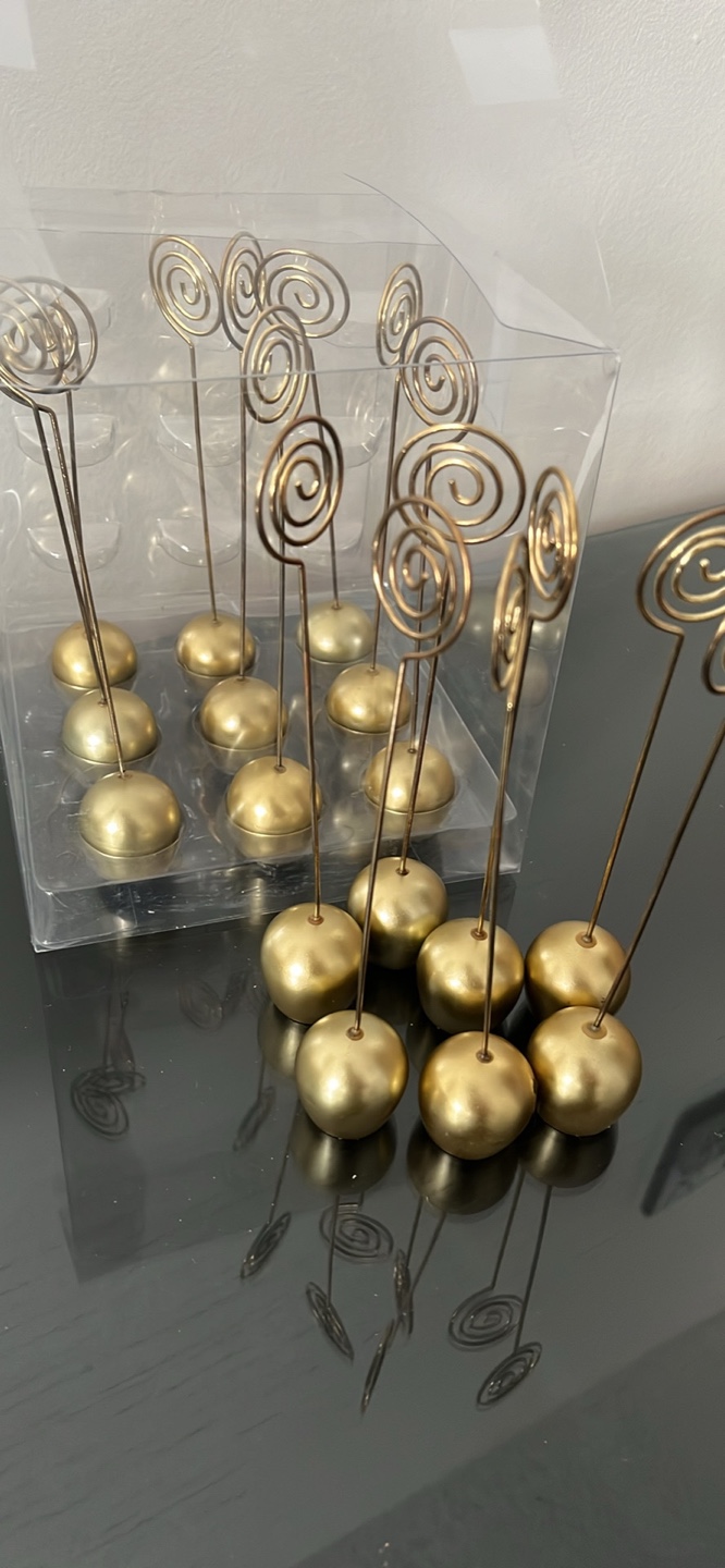 Gold Table number Holders - photo 5