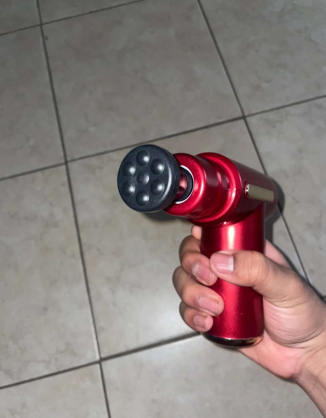 Brand New: Massage Gun w/ 4 heads & 6 power level image indicator(4)