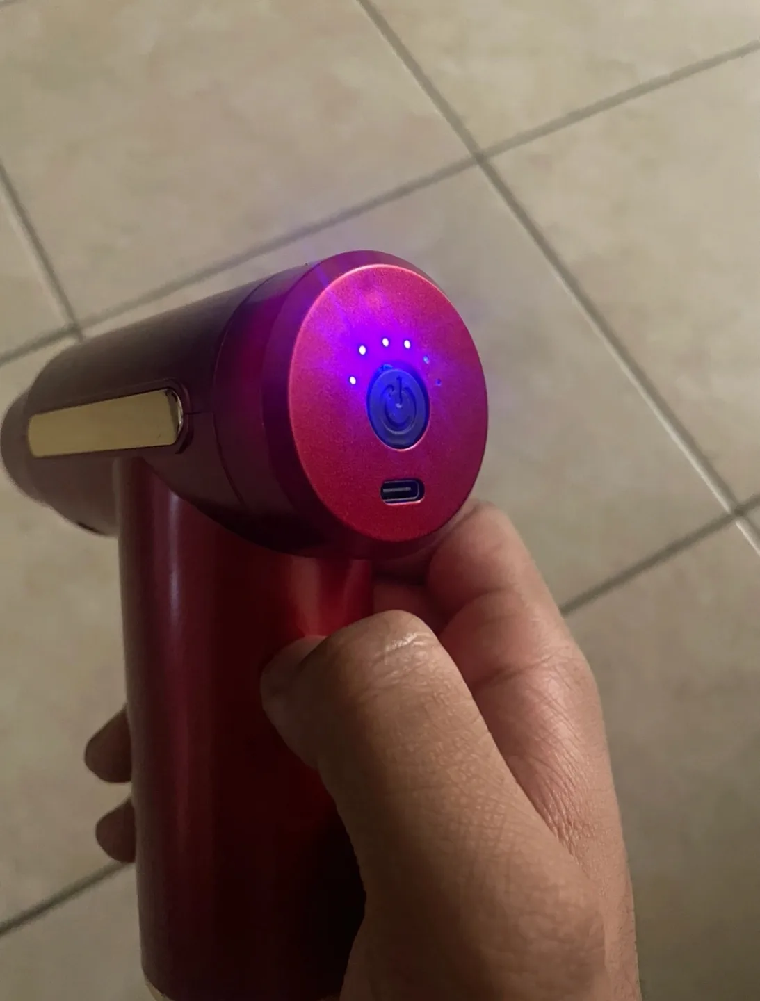 Brand New: Massage Gun w/ 4 heads & 6 power level image indicator(2)