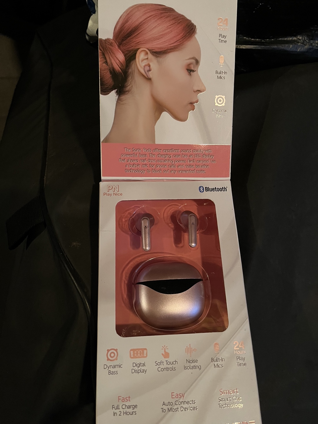 Sonic Buds Wireless Earpods with Digital Display Charging Case - photo 2