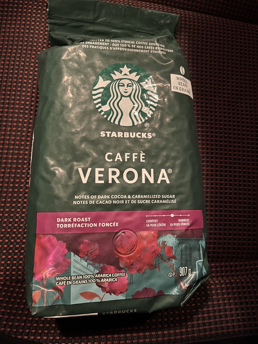 Starbucks Caffè Verona Whole Bean Coffee