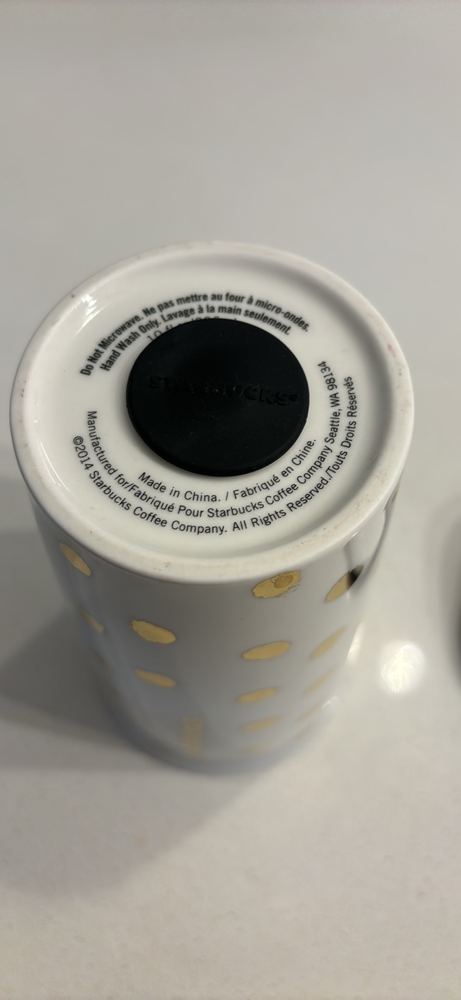 Starbucks Gold Polka Dot Mug - photo 4