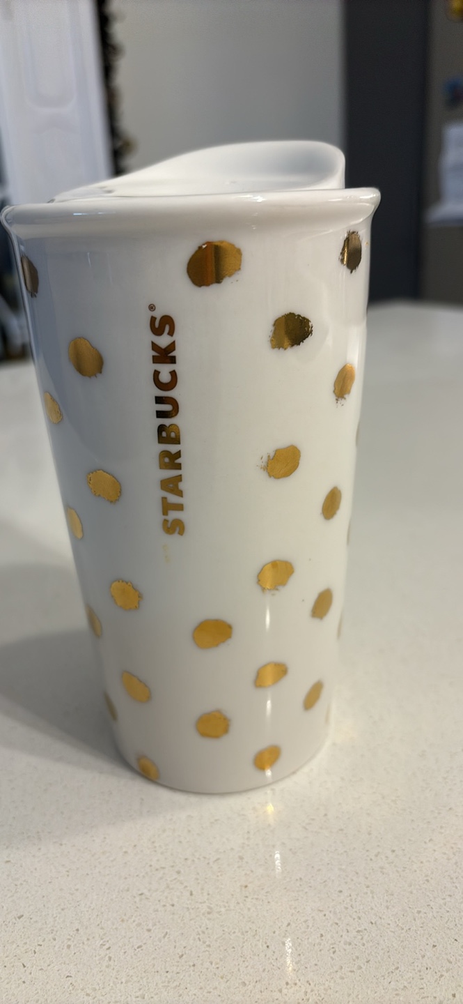 Starbucks Gold Polka Dot Mug - photo 2