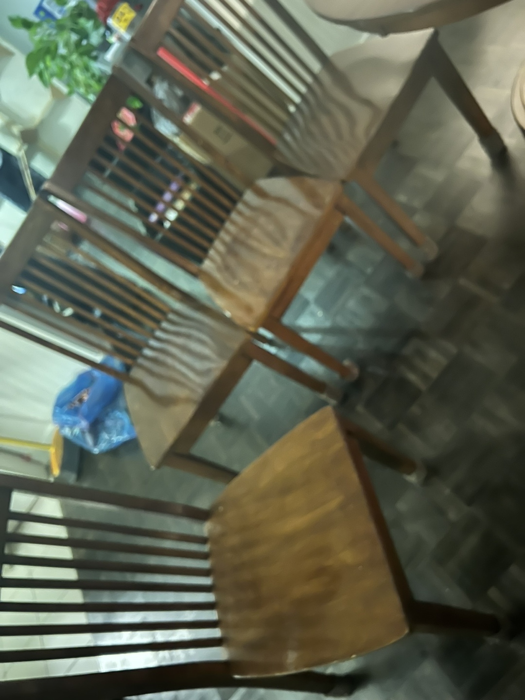 Round Wooden Dining Table and 4 Chairs - photo 5