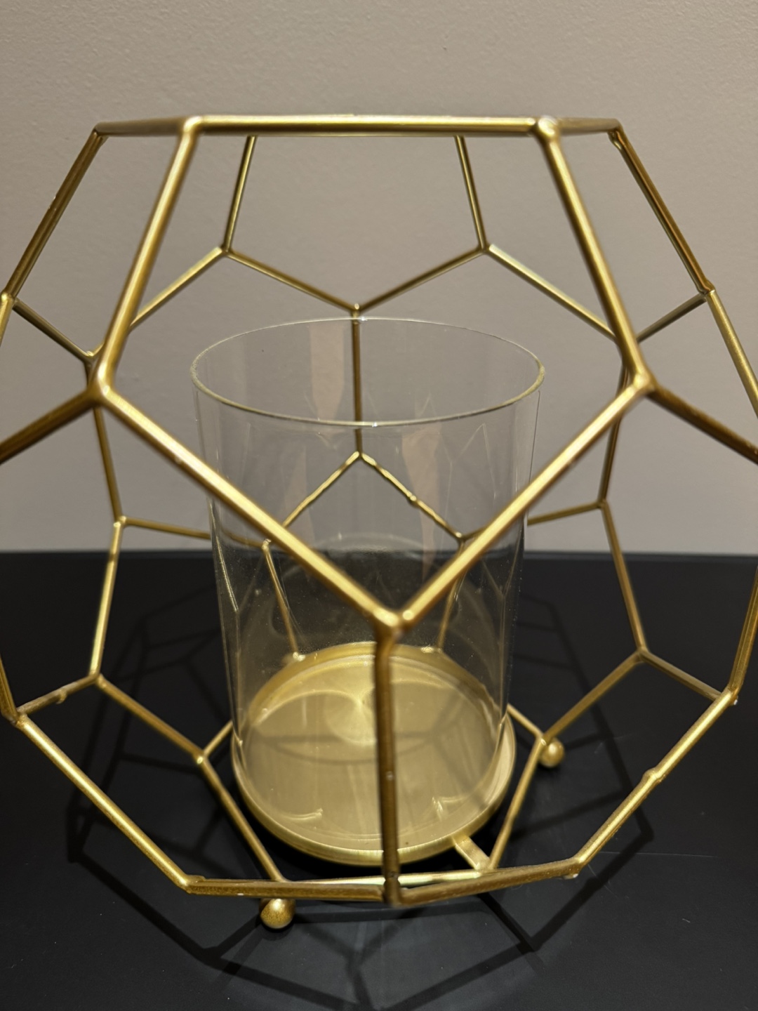 Gold Geometric Candle Holder - photo 5