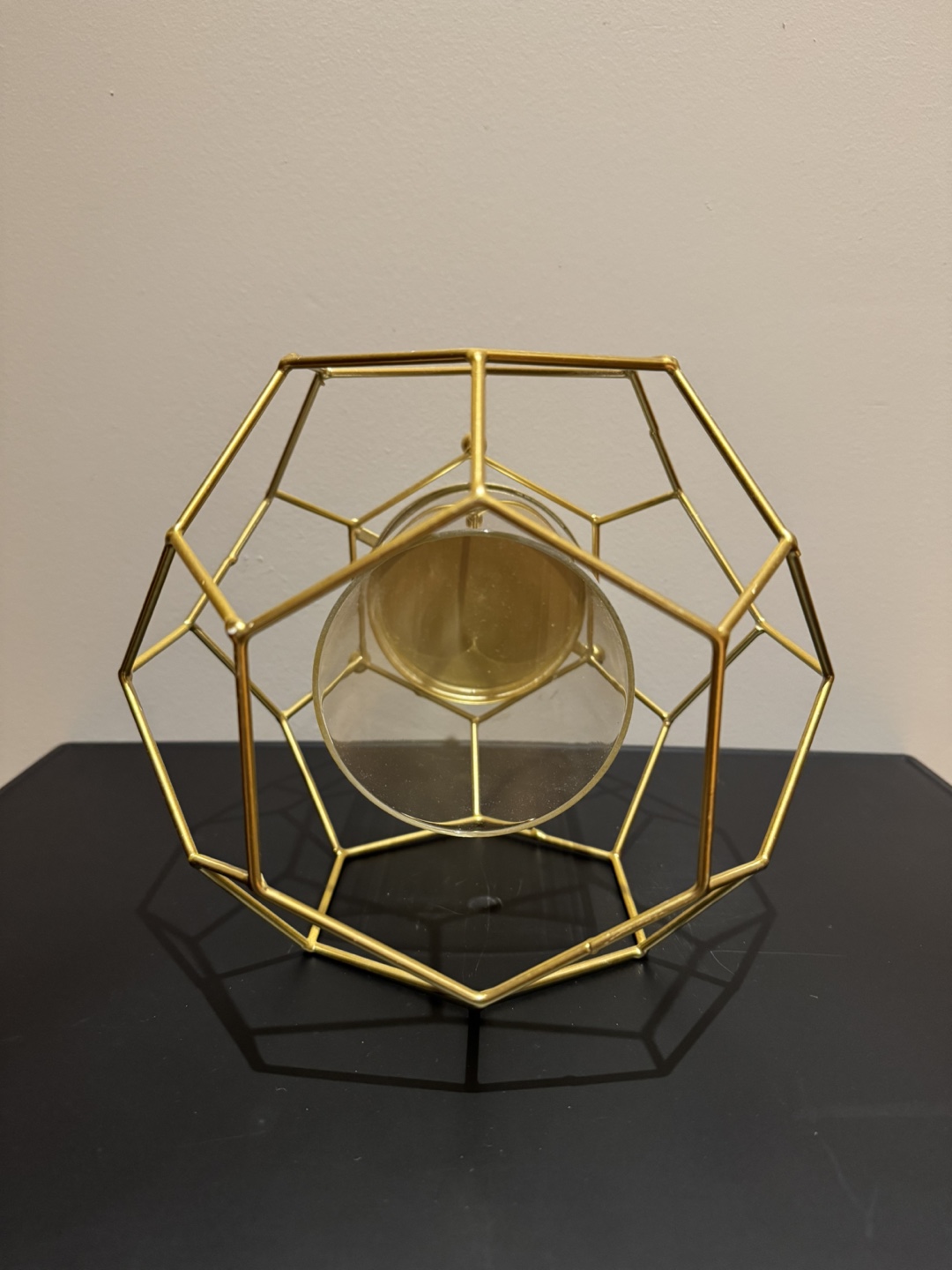 Gold Geometric Candle Holder - photo 3