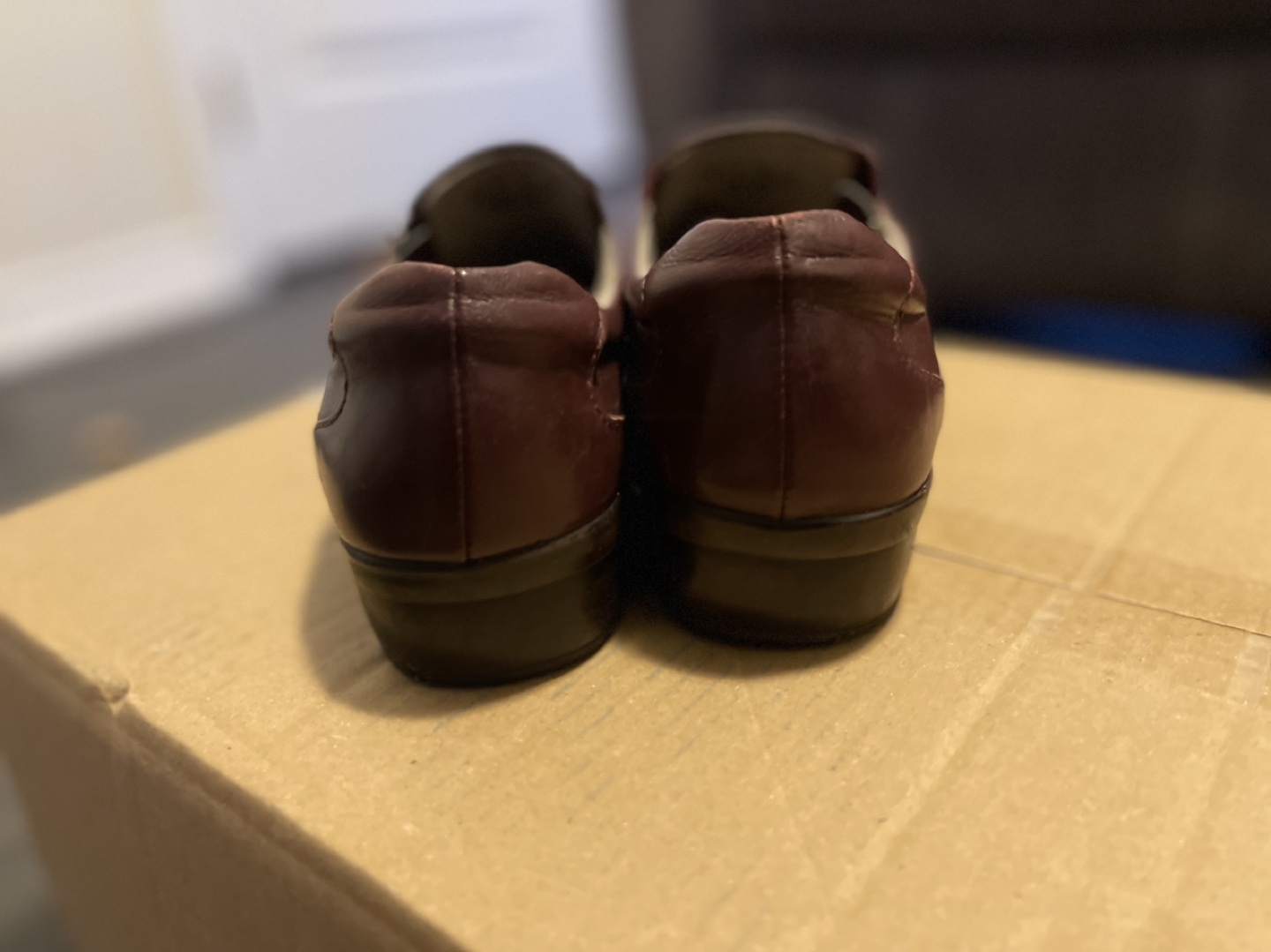 Naturalizer Women's Burgundy Leather Slip-on Shoes - photo 4
