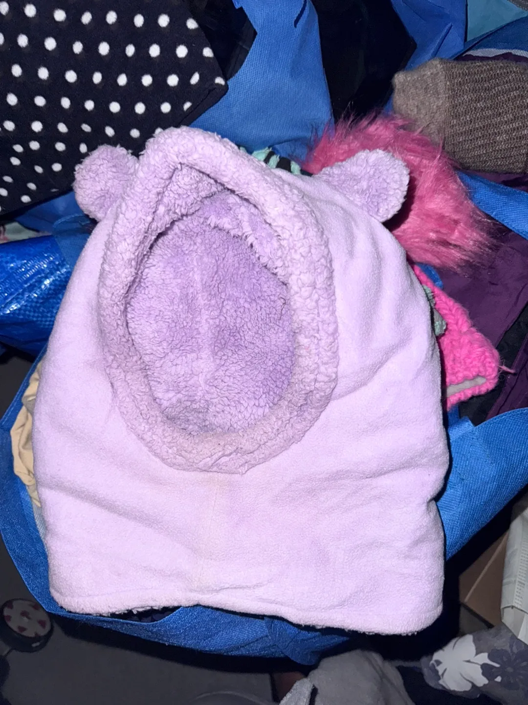Purple Unicorn Hooded Hat thumbnail