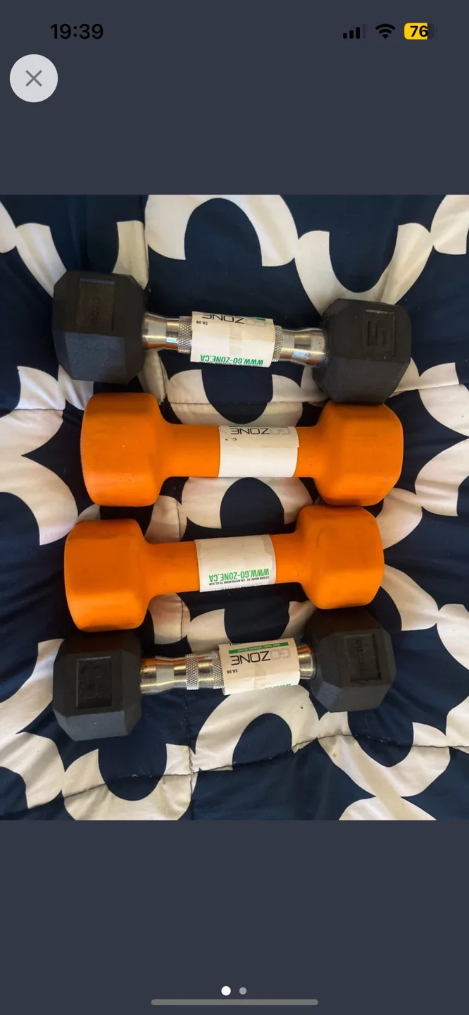 Exercise Ball and Dumbbells thumbnail